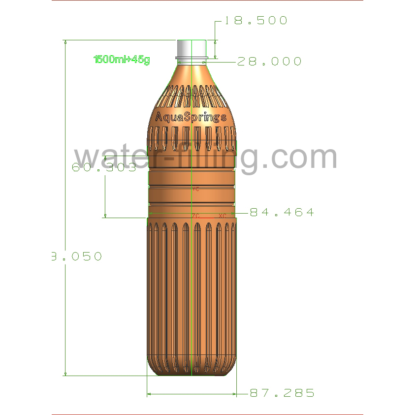 FIRST START: 1000BPH Small Water Bottling Plant 19 1500ml beauty bottled water design