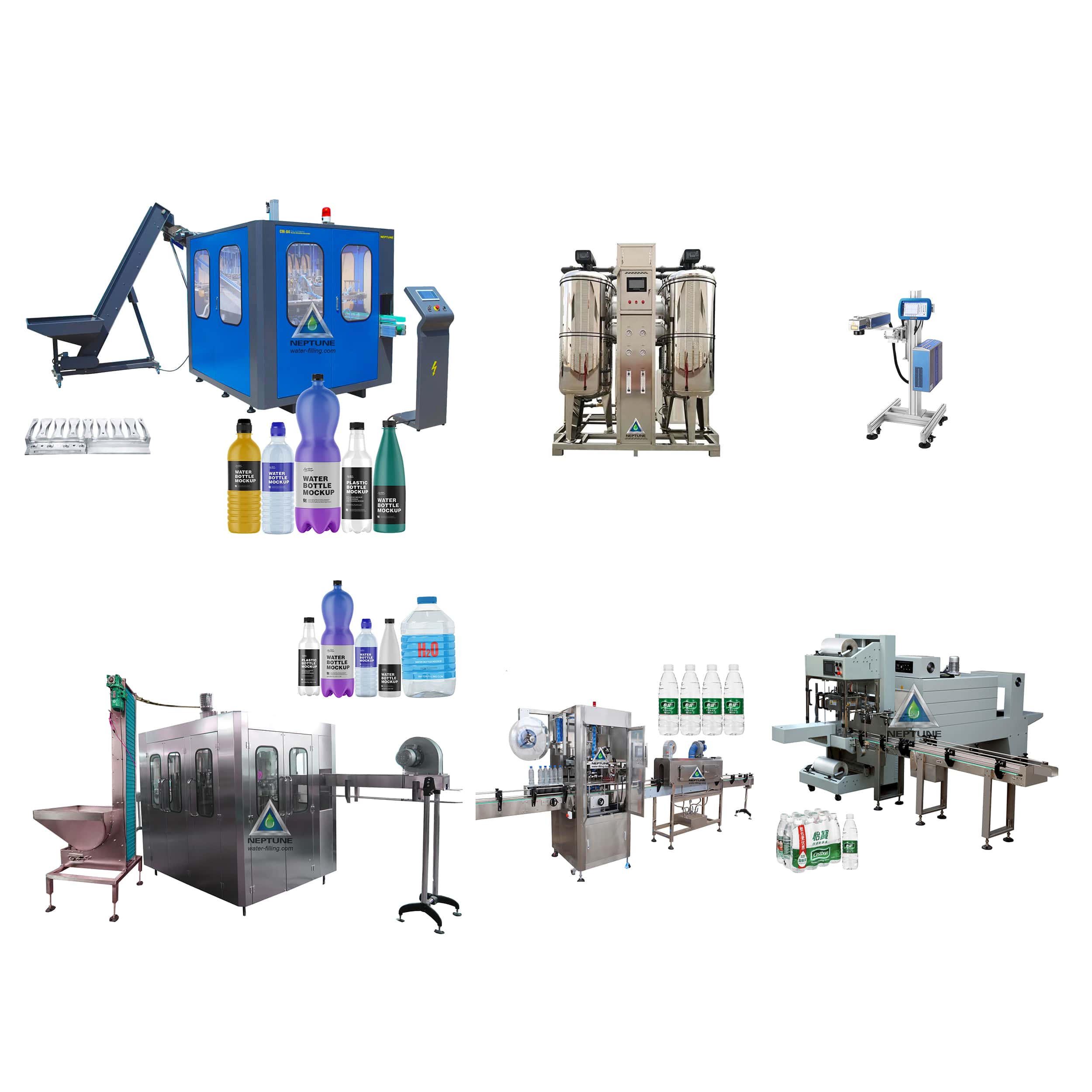 Water Filling Machine 13 6IN1 WATER BOTTLING MACHINE PLANT