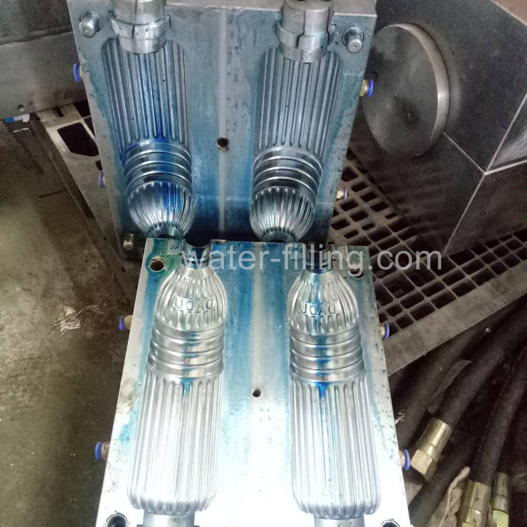 FIRST START: 1000BPH Small Water Bottling Plant 18 blow-mold-of-water-bottle
