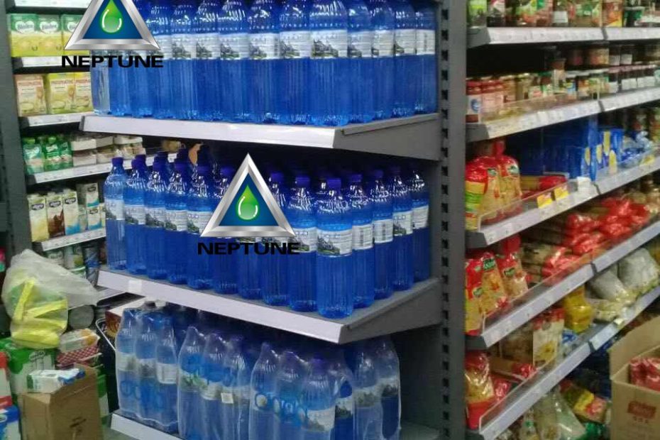 bottle water for sales in the shop