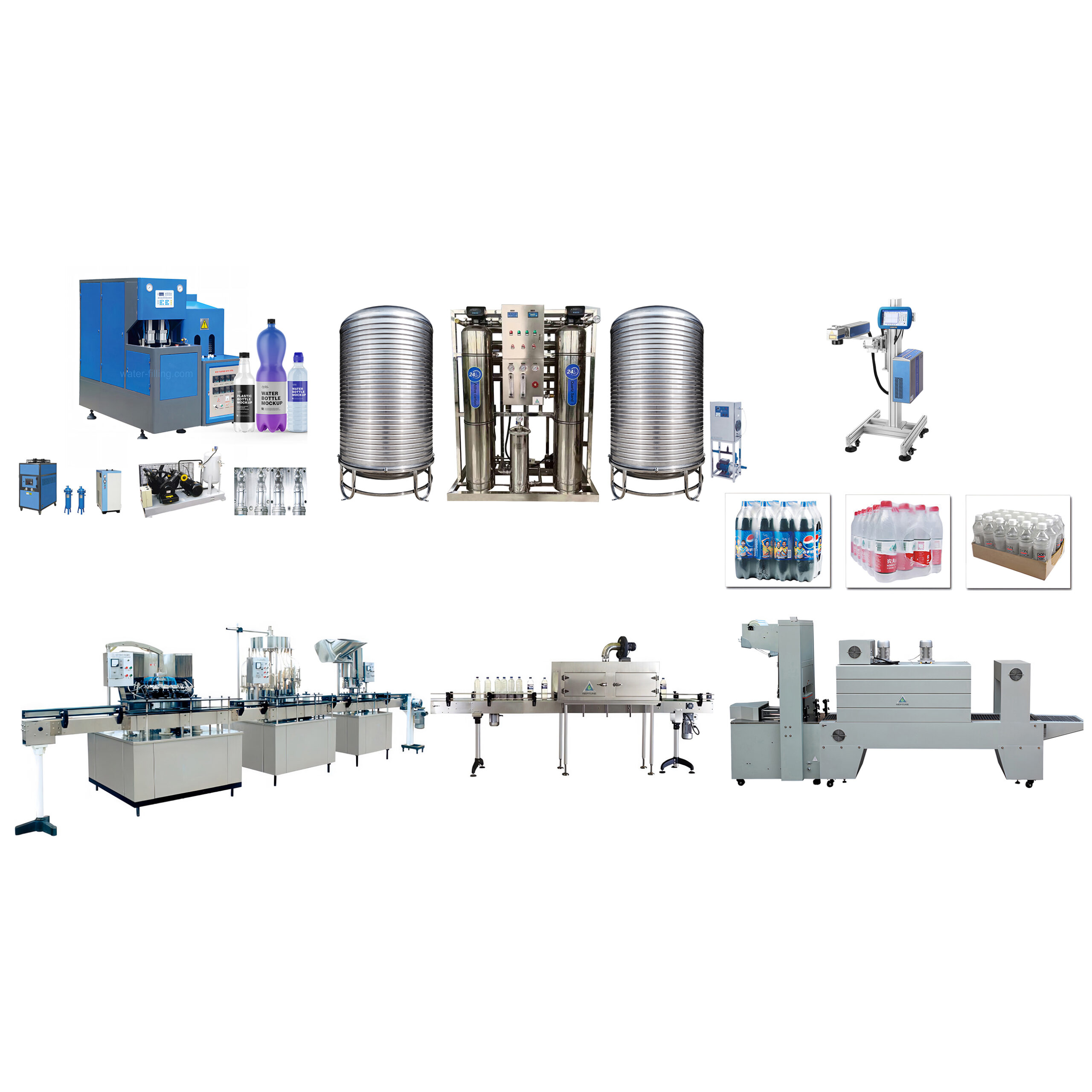 FIRST START: 1000BPH Small Water Bottling Plant 1 First Start 1000BPH Water Bottling Plant 1 scaled