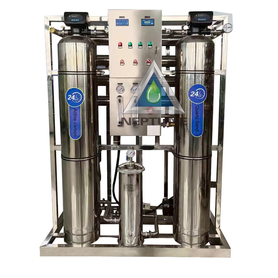 FIRST START: 1000BPH Small Water Bottling Plant 4 reverse osmosis 1000 LPH ro water purification machine