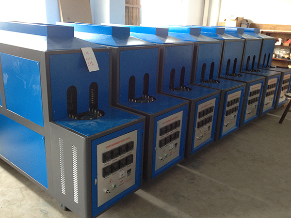 1500BPH Semi PET Bottle Blowing Machine 3 Rotating oven 600