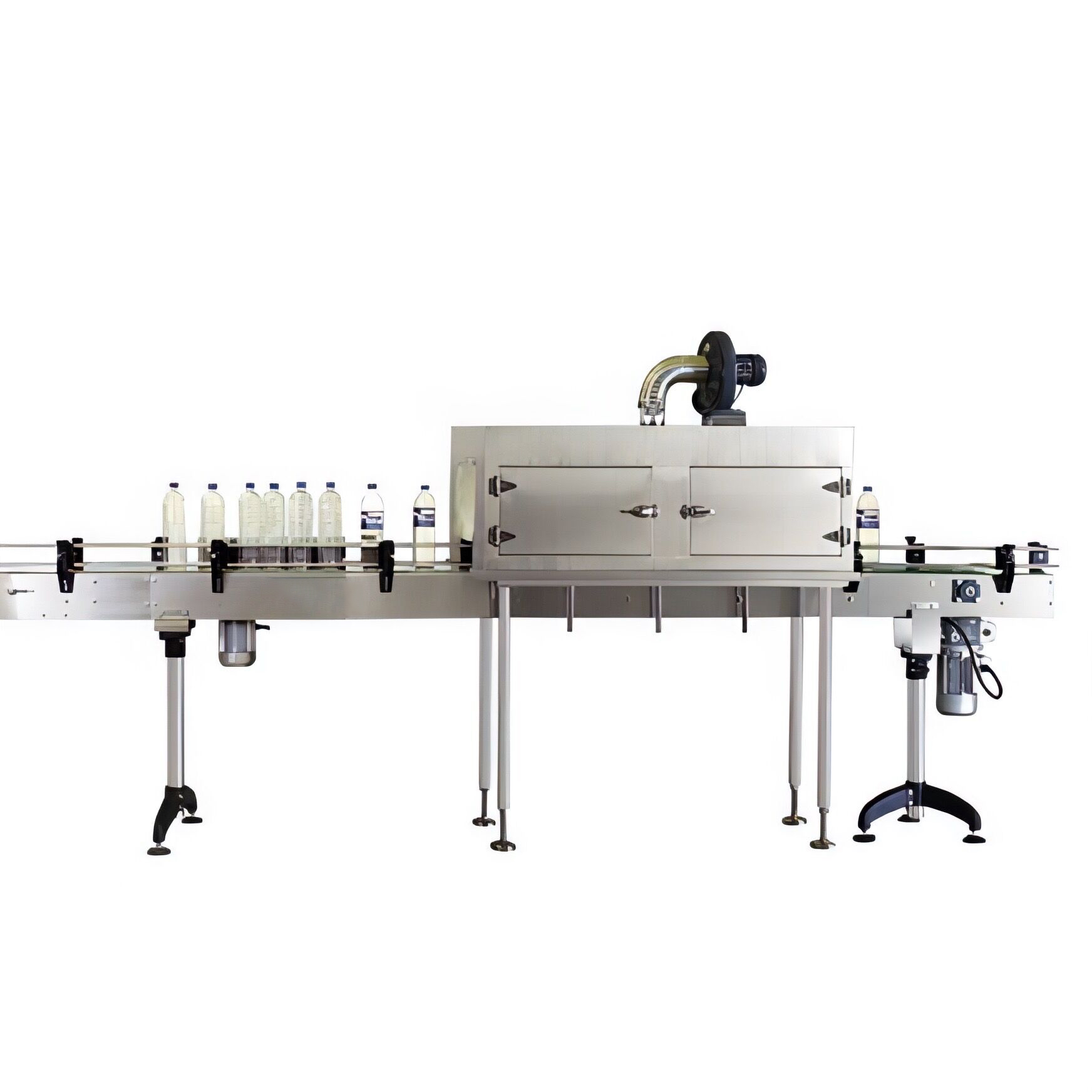 FIRST START: 1000BPH Small Water Bottling Plant 6 semiautomatic sleeve labeling machine