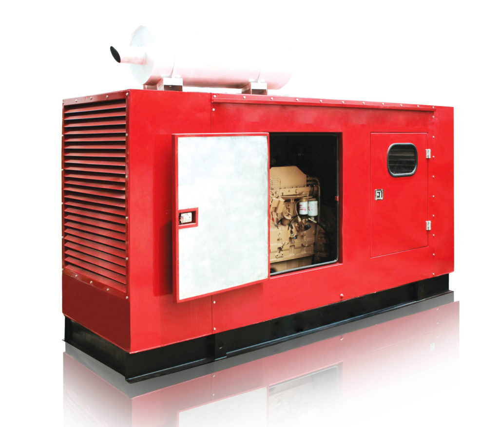 Africa branch for water bottling plant installation 3 Sound proof Diesel GensetGenerator