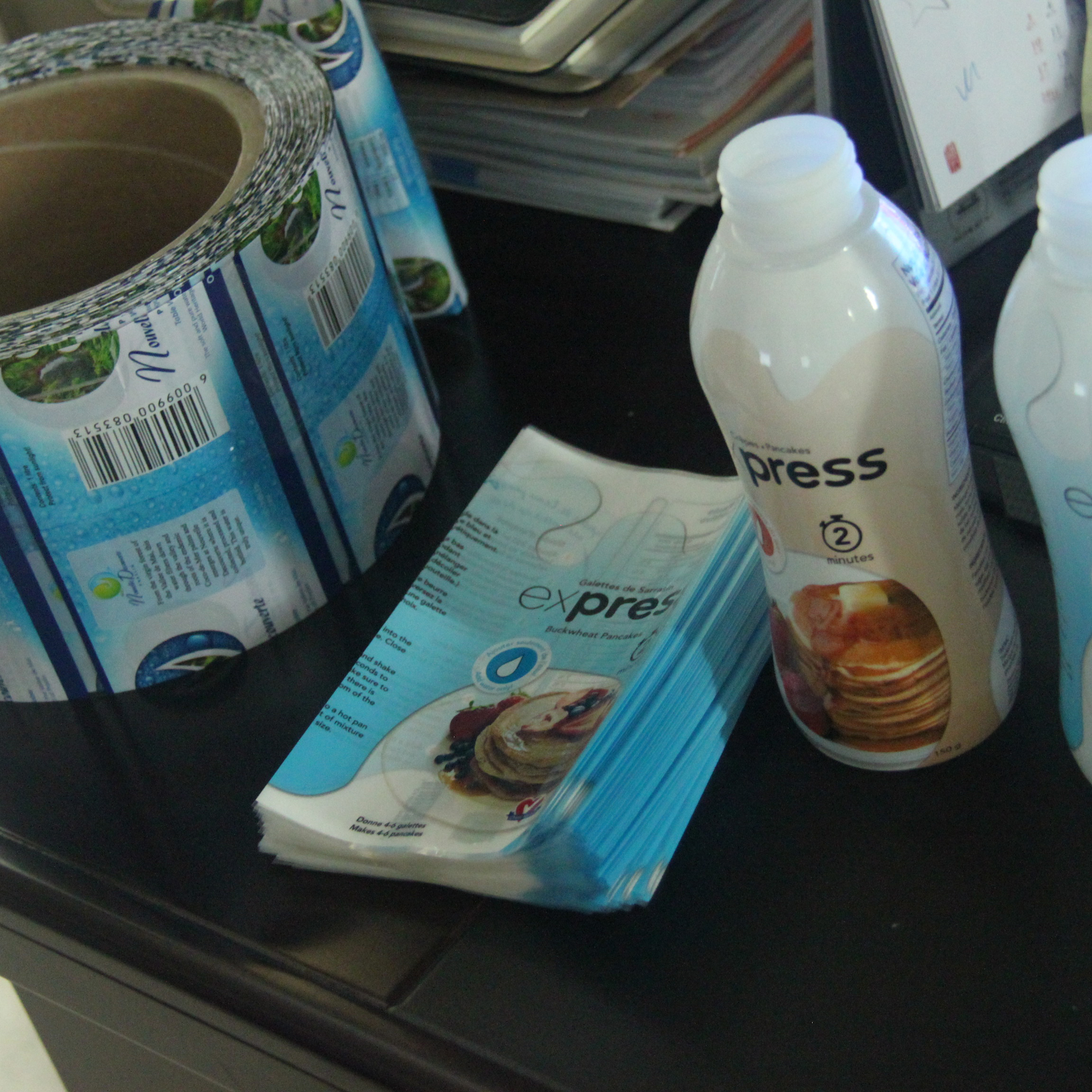 What materials needed for a water bottling plant 4 water label