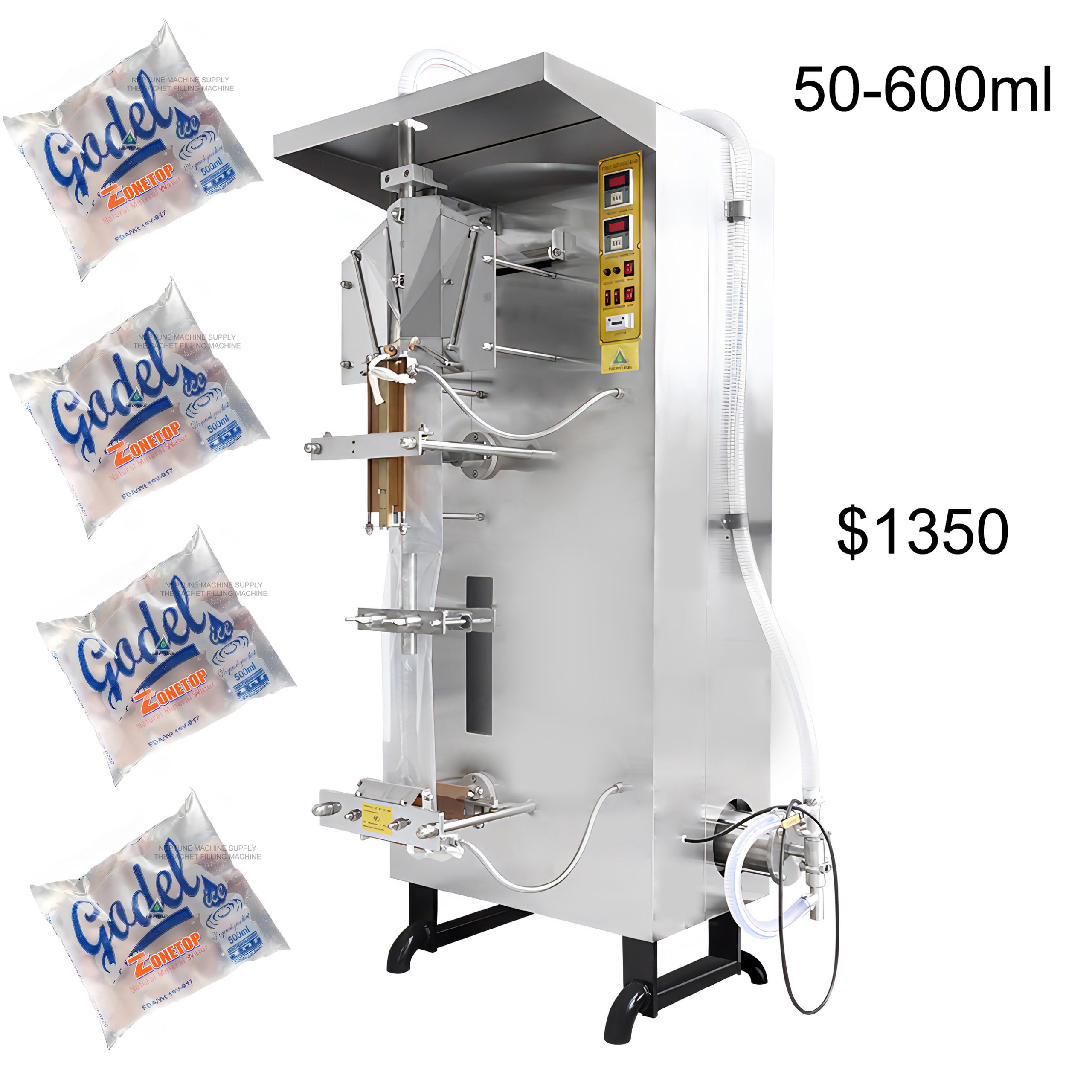500ml Sachet Water Making Machine 1 SL 1000 Sachet water packaging machine for 50ml to 600ml sachet water fob price at 1350